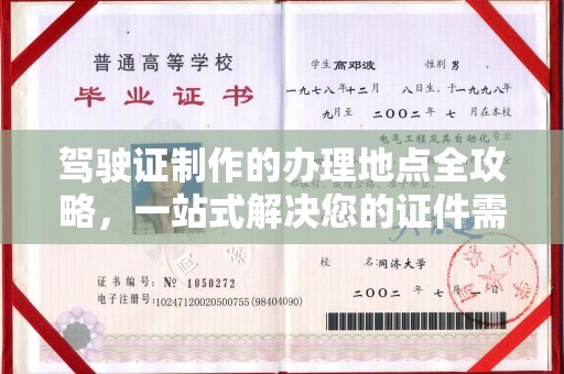龙沙驾驶证制作的办理地点全攻略，一站式解决您的证件需求